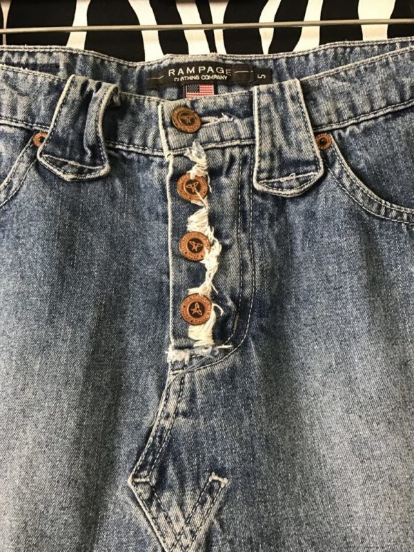 Denim Mini Skirt