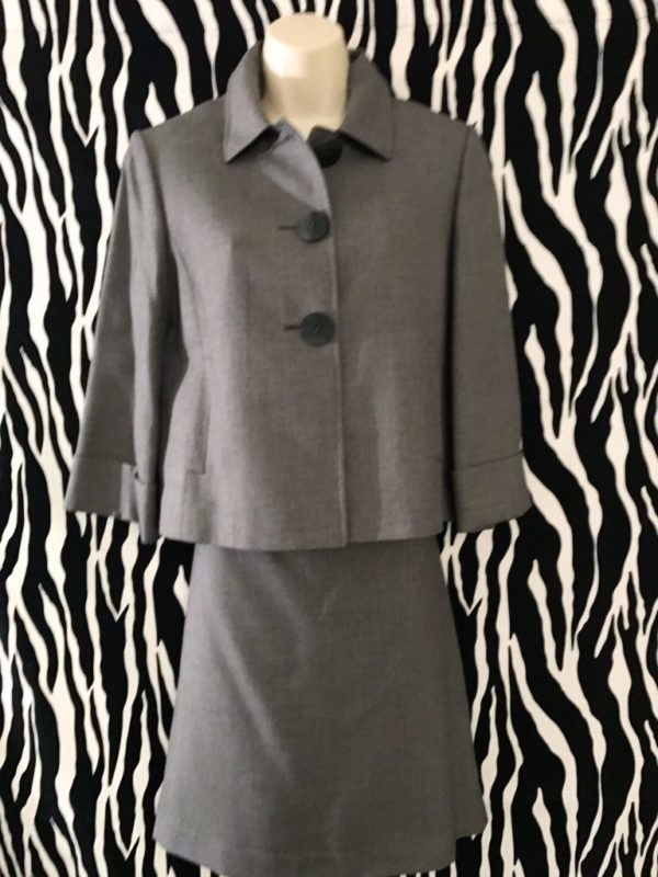 Grey Skirt Suit