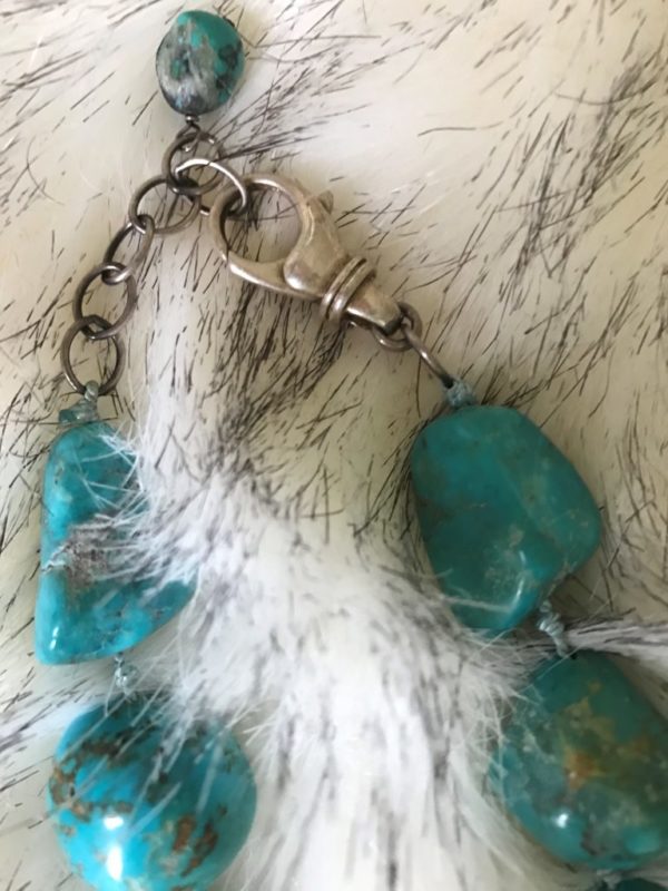 Genuine Turquoise String Necklace