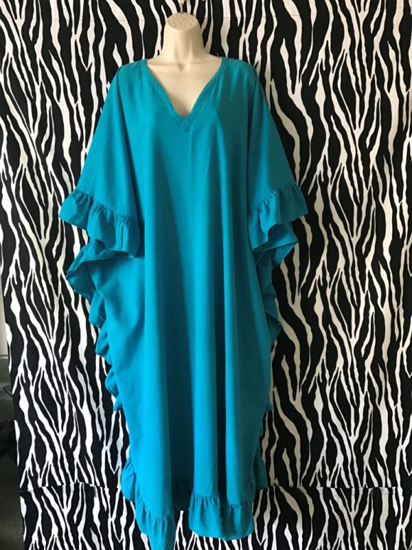 Turquoise Caftan Dress