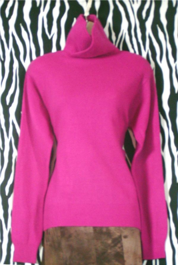 Hot Pink Angora Sweater