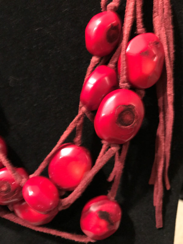 Kenneth Cole Red Coral Necklace