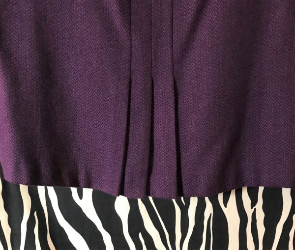 Purple Tahari Skirt Suit