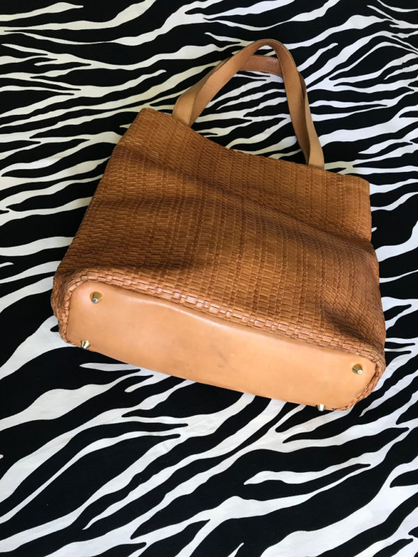 Woven Leather Talbots Satchel