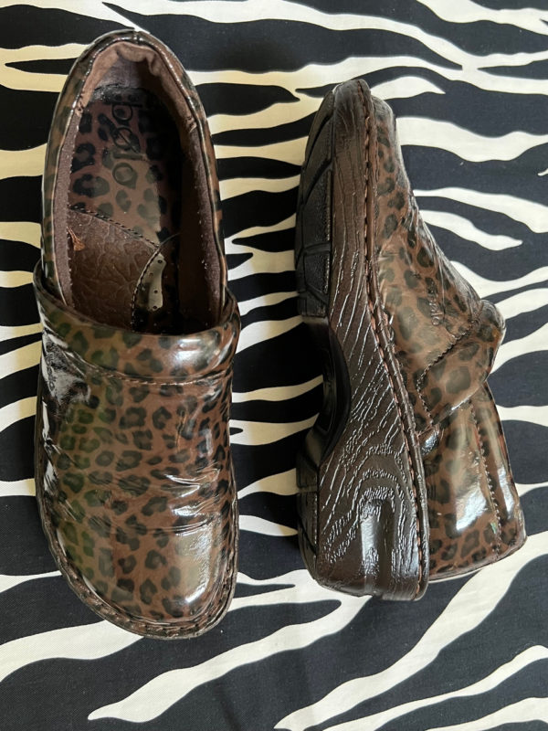 Bolo By Born Leopard Clogs