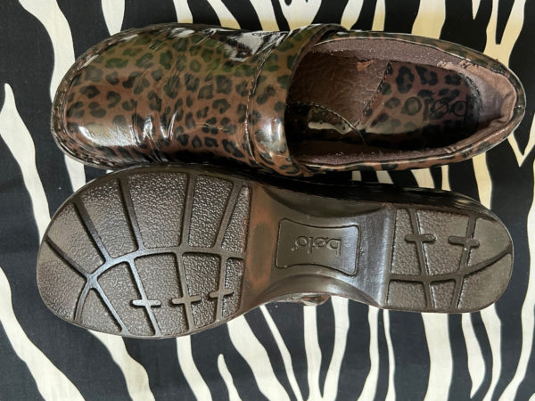 Bolo By Born Leopard Clogs