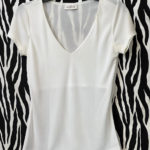 Forever 21 White V-Neck